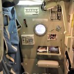 Tokio - Muzeum Miraikan na wyspie Odaiba - wnętrze modułu mieszkalnego stacji kosmicznej ISS