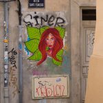 Marsylia - Le Panier - Street Art miesza się tu często z bazgrołami