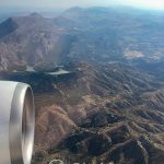 Andaluzja z lotu ptaka - widok na góry otaczające Malagę