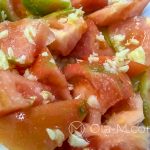 Chiringuito El Caleño - obłędna sałatka z pomidorow - najlepszy dowód na to, że jedzenie nie musi być wymyślne, wystarczy dobra jakość prostych składników