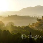 Andaluzja - Ronda - krajobraz o wschodzie słońca