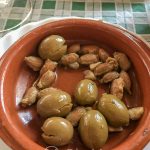 Andaluzja - Ronda - Restauracja Las Banderas - andaluzyjskie oliwki podawane na przystawkę są o niebo lepsze niż te, które można kupić w sklepach