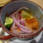 Malaga - Restauracja KGB - ukłon w stronę Meksyku - tortillas z wieprzowiną w sosie limetkowo-paprykowym