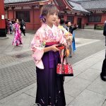 Tokio, Świątynia Senso-ji - jeszcze jedna wystrojona elegantka
