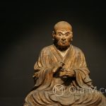 Tokio - Muzeum Narodowe - figurka buddyjskiego świętego mędrca