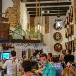 Malaga - Bodega El Pimpi - w historycznych pomieszczeniach starego mieszczańskiego domu z początków XIX wieku