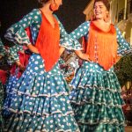 Andaluzja - Feria de Ronda 2018 - dziewczyny w tradycyjnych sukienkach do flameco