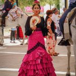 Andaluzja - Fiesta - Feria de Ronda - wachlarz to w tym upale niezbędny dodatek