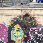 Malaga - wyschnięte koryto rzeki Guadalmedina - street art